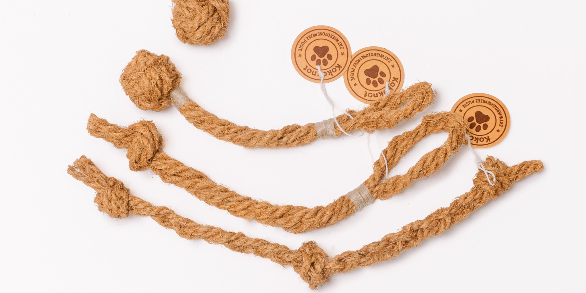 KokoBundle -  Zestaw Zabawek dla Psów z Włókna Kokosowego