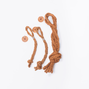 KokoTug - Naturalny Szarpak z Włókna Kokosowego | Mocny Węzeł + Lina Kokosowa | Eko Zabawka Bez Toksyn